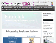 Tablet Screenshot of detelecomshop.net